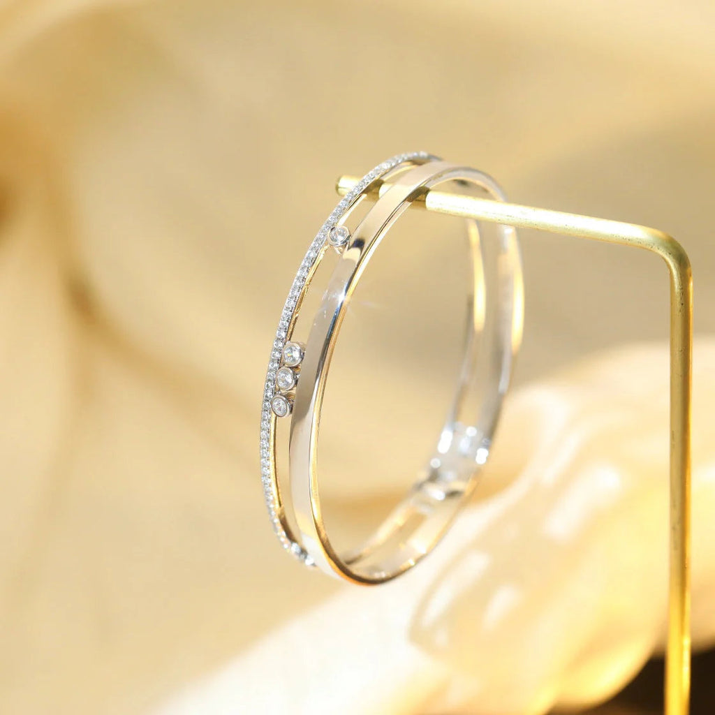 [Imperial Jewelrys]Move Romane Diamond Bangle Bracelet