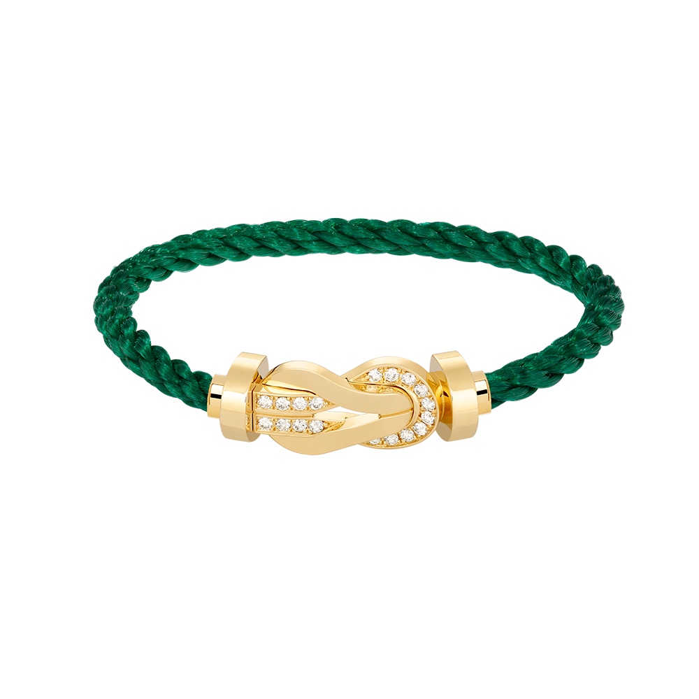 ¡®Lumi¡¯CHANCE LARGE 8 FIGURE BUCKLE HALF DIAMOND BRACELET GOLD
