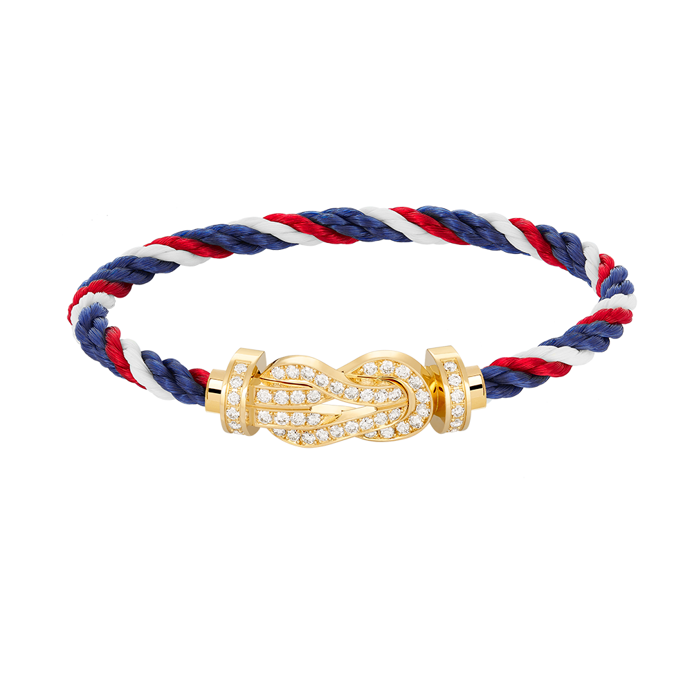 ¡®Lumi¡¯CHANCE LARGE 8 FIGURE BUCKLE FULLDIAMOND BRACELET GOLD