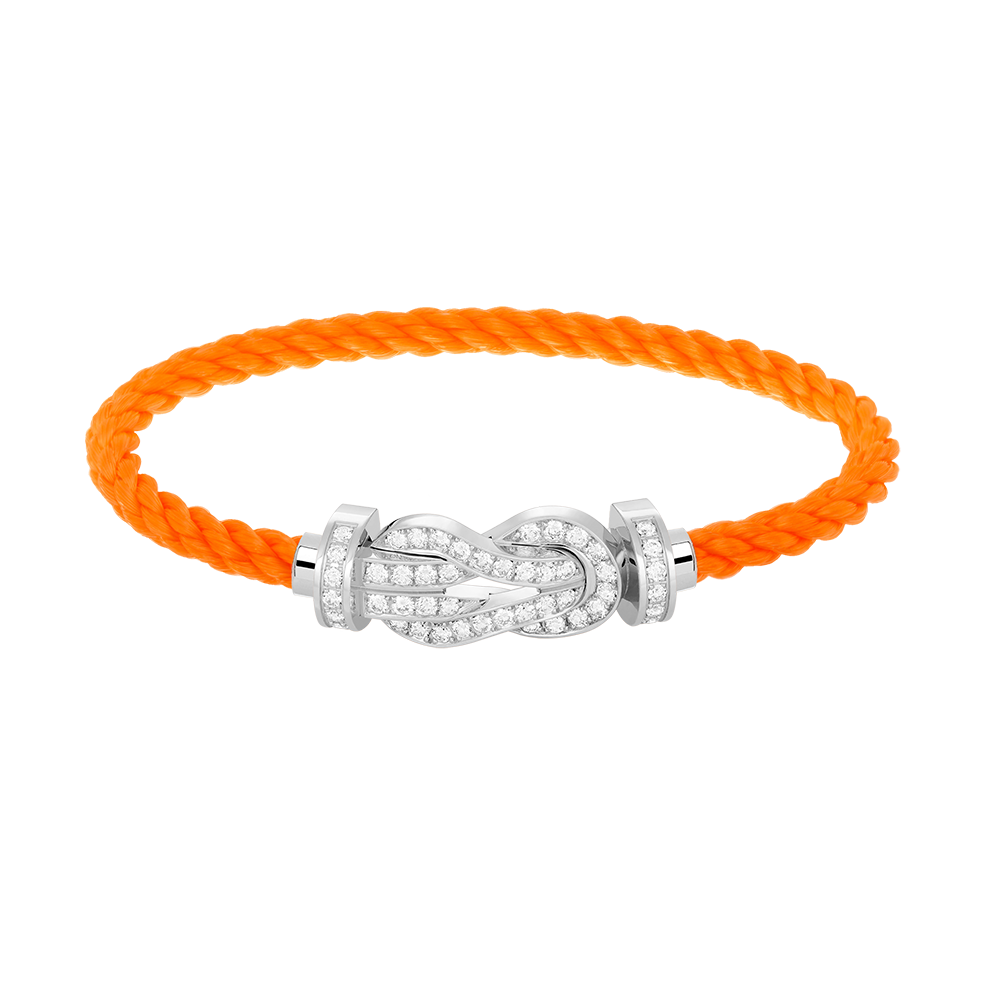 ¡®Lumi¡¯CHANCE LARGE 8 FIGURE BUCKLE FULL DIAMOND BRACELET SILVER