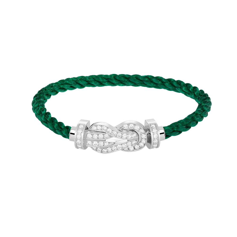 ¡®Lumi¡¯CHANCE LARGE 8 FIGURE BUCKLE FULL DIAMOND BRACELET SILVER