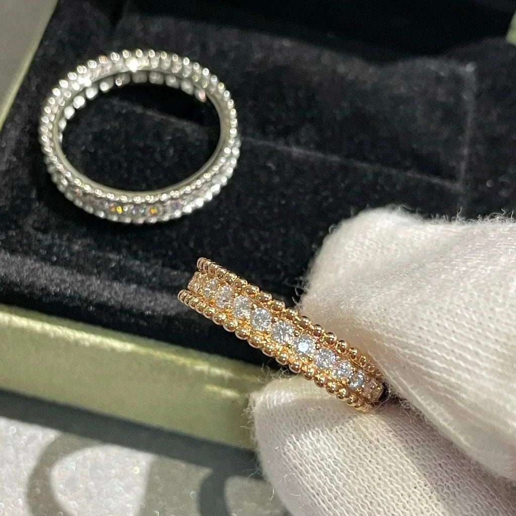 ¡®Lumi¡¯PERLEE DIAMOND SILVER RING