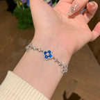 ¡®Lumi¡¯CLOVER 5 MOTIF PINK BLUE RED WHITE BRACELET