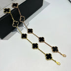 [Lumi]New  CLOVER 5 MOTIF ONYXS BRACELET COLLECTION