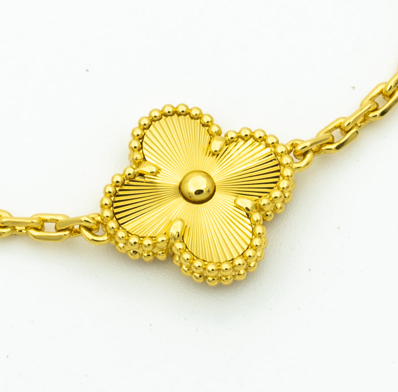 [Lumi jewelry] CLOVER 5 MOTIF LASER BRACELET COLLECTION