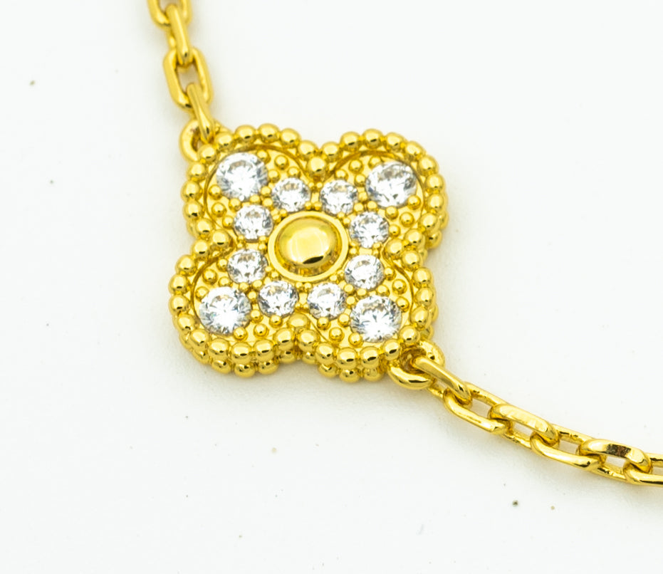 [Lumi jewelry] CLOVER 5 MOTIF LASER BRACELET COLLECTION