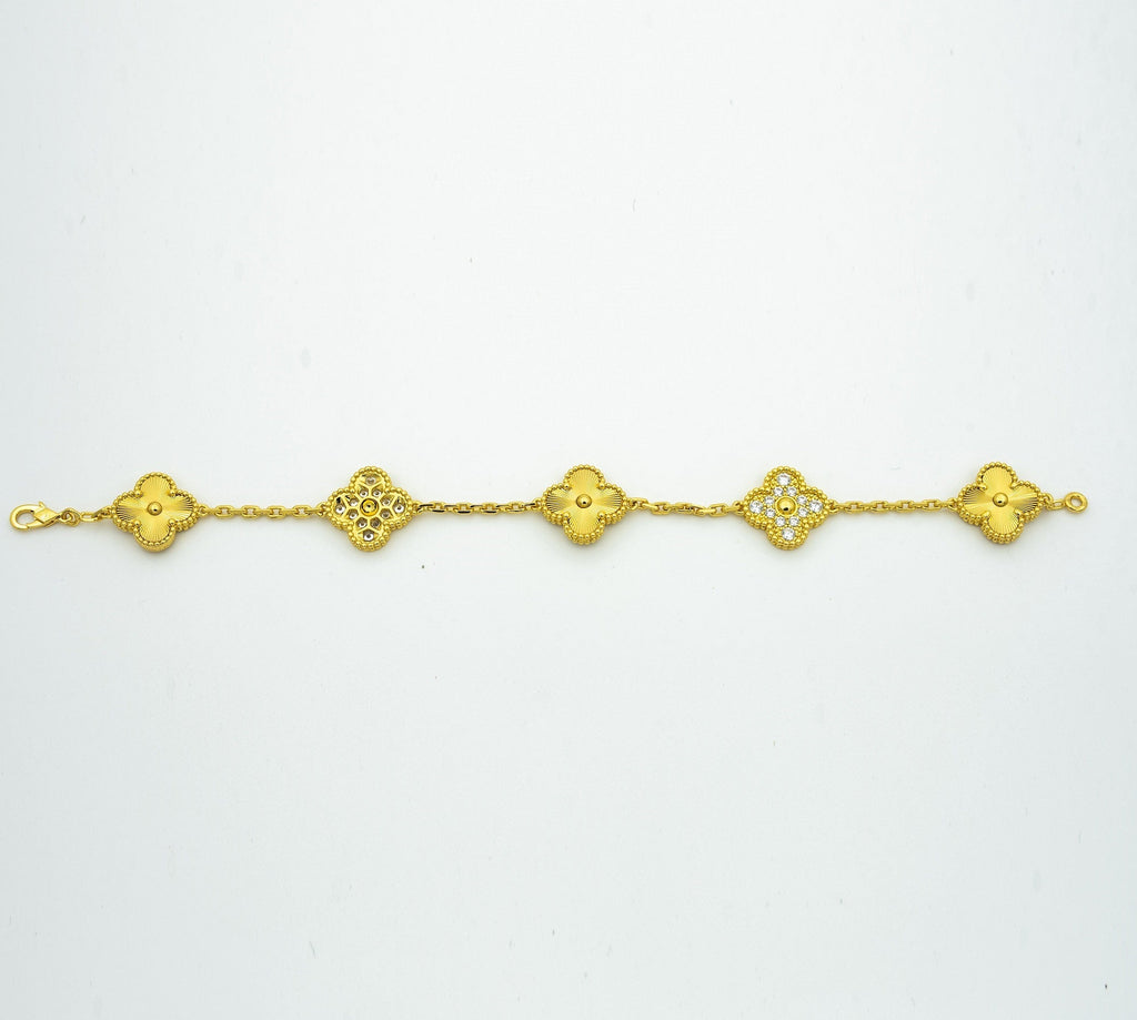 [Lumi]New  CLOVER 5 MOTIF LASER BRACELET COLLECTION