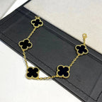 [Lumi]New  CLOVER 5 MOTIF ONYXS BRACELET COLLECTION