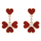 ¡®Lumi¡¯SWEET CLOVER CARNELIAN EARRINGS
