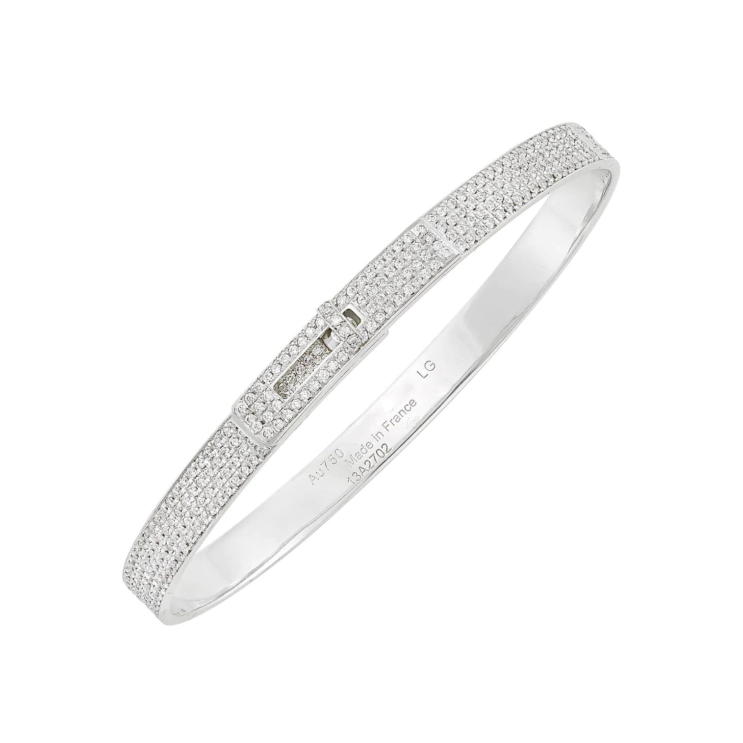 ¡®Lumi¡¯HM KELLY BRACELET IN SILVER AND FULL PAVE DIAMOND