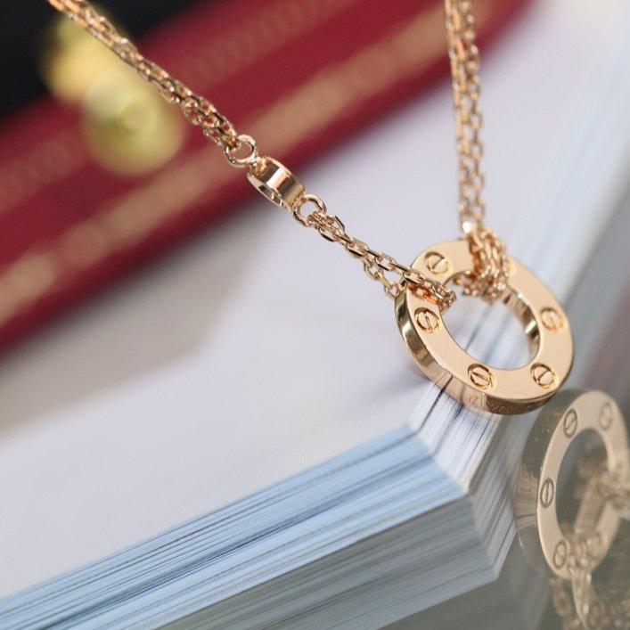¡®Lumi¡¯LOVE NECKLACE ADJUSTABLE ROSE GOLD 2 DIAMOND
