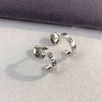 ¡®Lumi¡¯LOVE EARRINGS 2.65MM SILVER