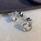 ¡®Lumi¡¯JUSTE EARRINGS SILVER DIAMONDS
