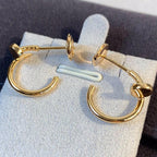 ¡®Lumi¡¯JUSTE EARRINGS PINK GOLD