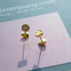 ¡®Lumi¡¯LOVE EARRINGS GOLD 10MM
