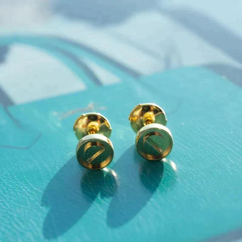 ¡®Lumi¡¯LOVE EARRINGS GOLD 10MM