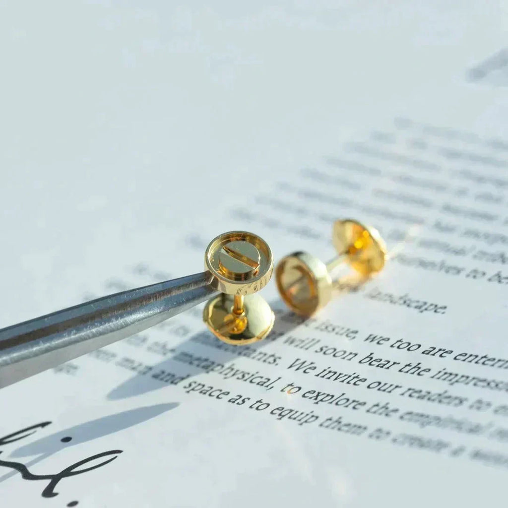 ¡®Lumi¡¯LOVE EARRINGS GOLD 10MM