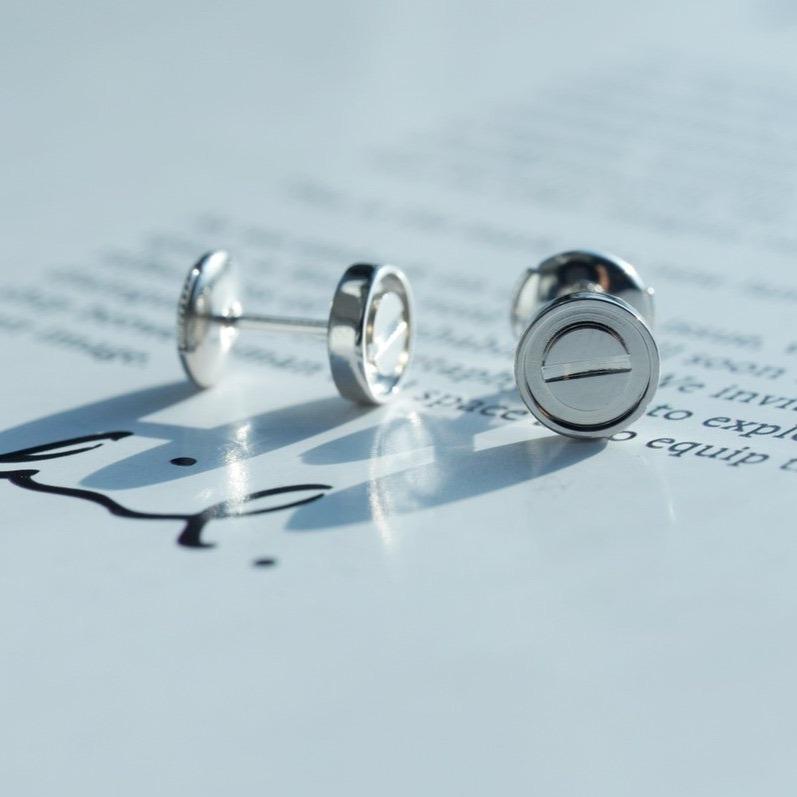 ¡®Lumi¡¯LOVE EARRINGS SILVER 10MM