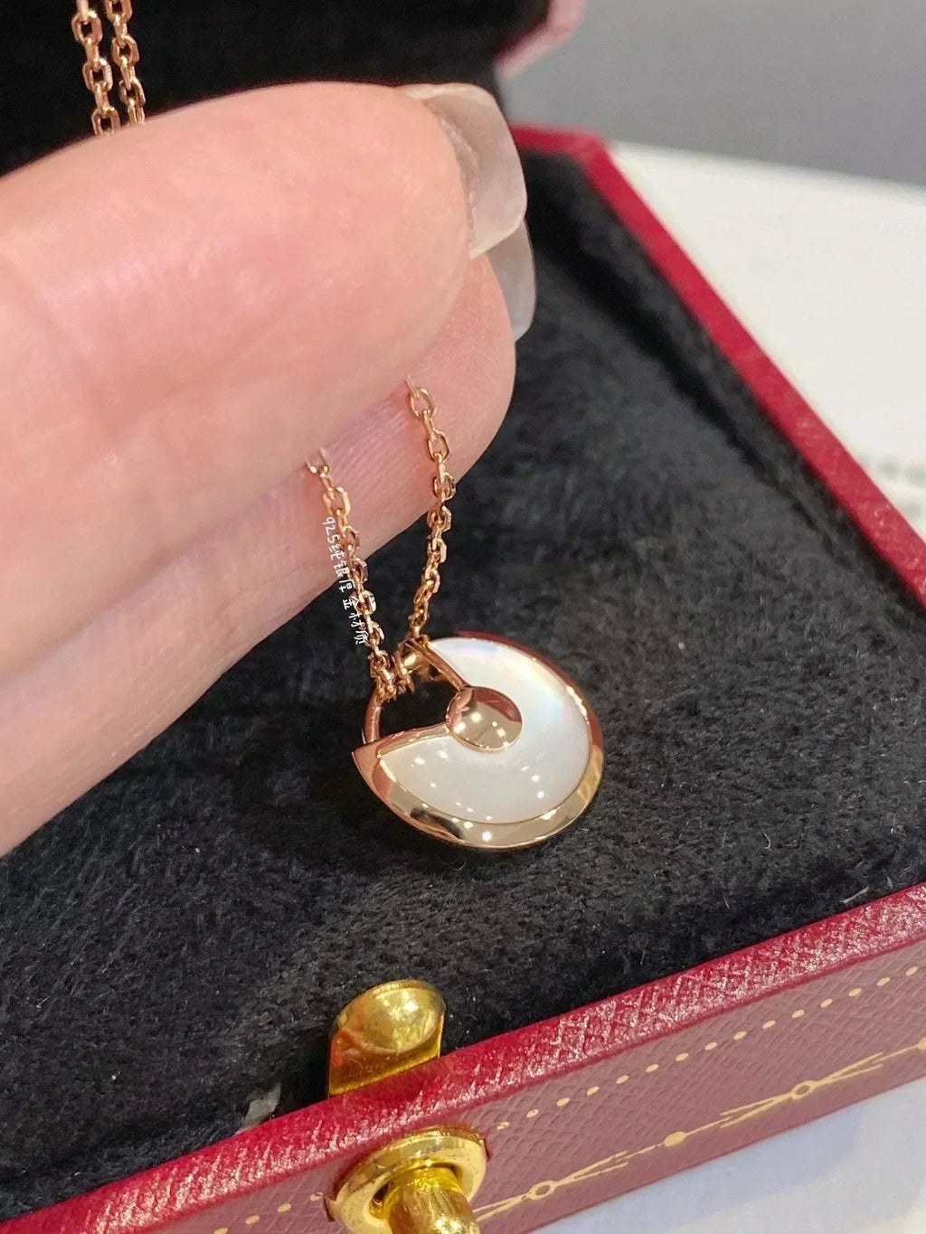 ¡®Lumi¡¯AMULETTE ROSE GOLD MOP NECKLACE
