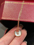 ¡®Lumi¡¯AMULETTE ROSE GOLD MOP NECKLACE