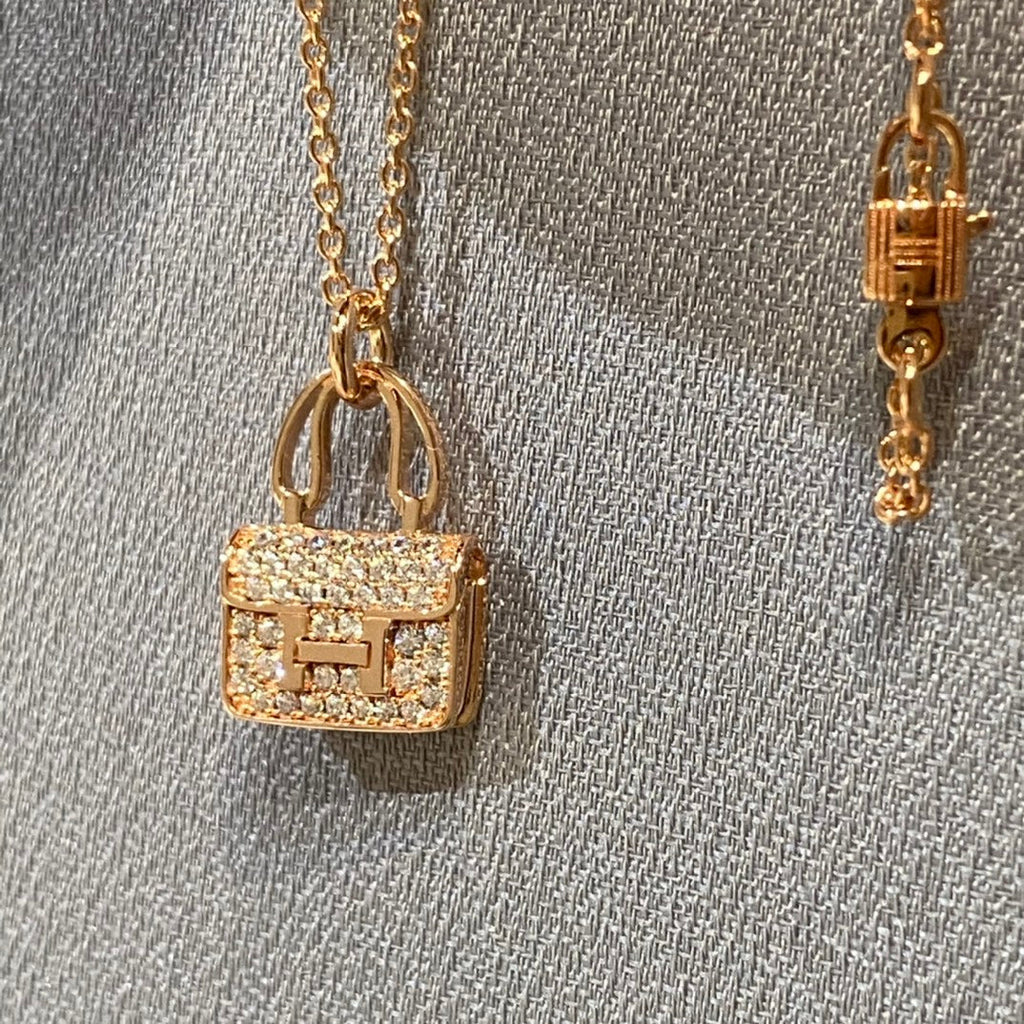 ¡®Lumi¡¯CONSTANCE PEDANT DIAMOND NECKLACE