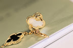 ¡®Lumi¡¯CLOVER EARRINGS GOLD ONYX MOP 3 MOTIF