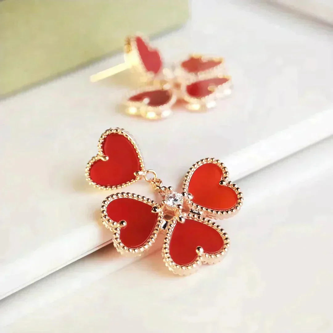 ¡®Lumi¡¯SWEET CLOVER CARNELIAN EARRINGS