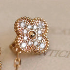 ¡®Lumi¡¯CLOVER MEDIUM 1 MOTIFS FUll DIAMOND EARRINGS