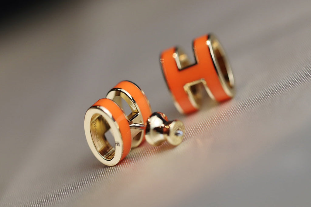 ¡®Lumi¡¯MINI POP H EARRINGS ORANGE