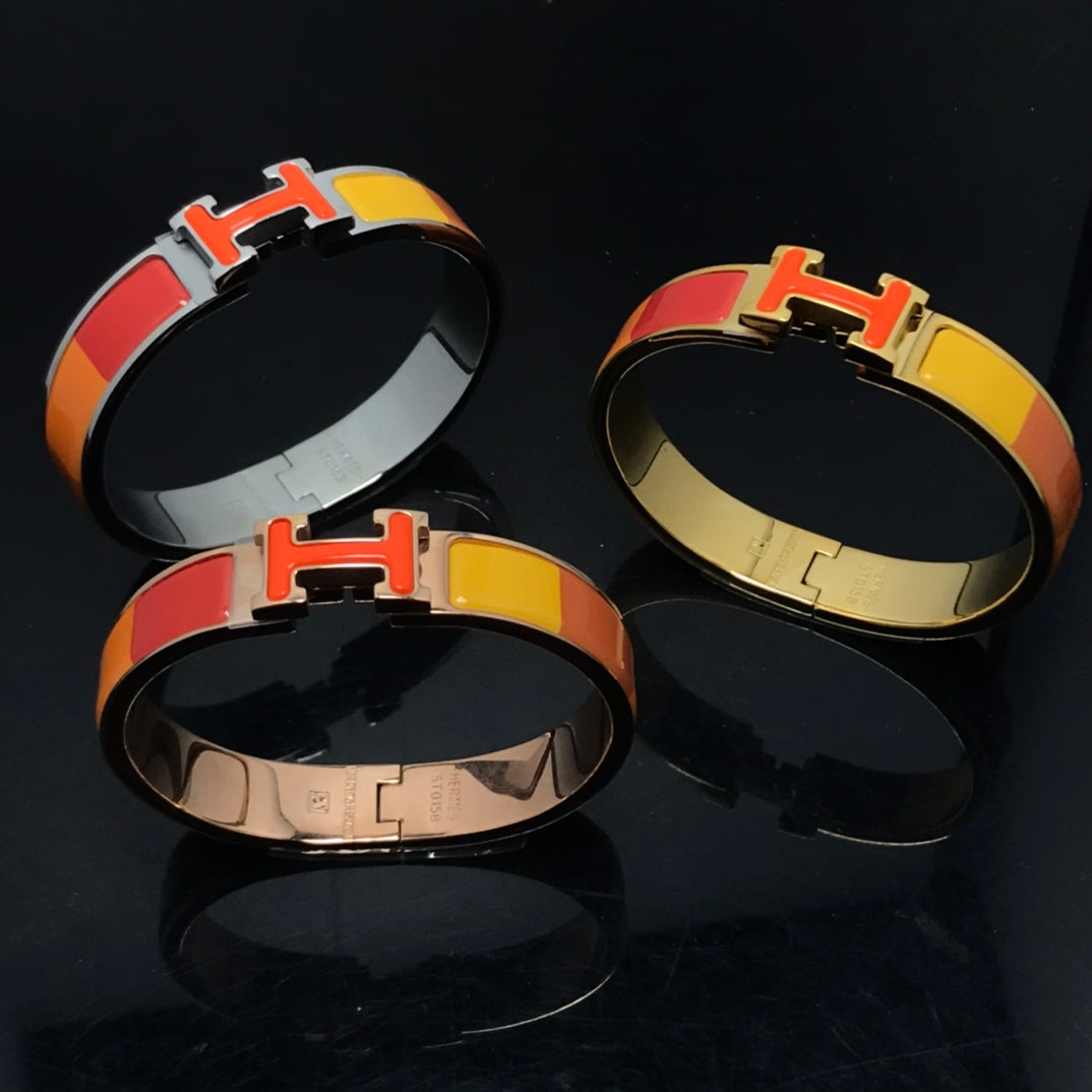 ¡®Lumi¡¯H BRACELET ORANGE RAINBOW CERAMIC