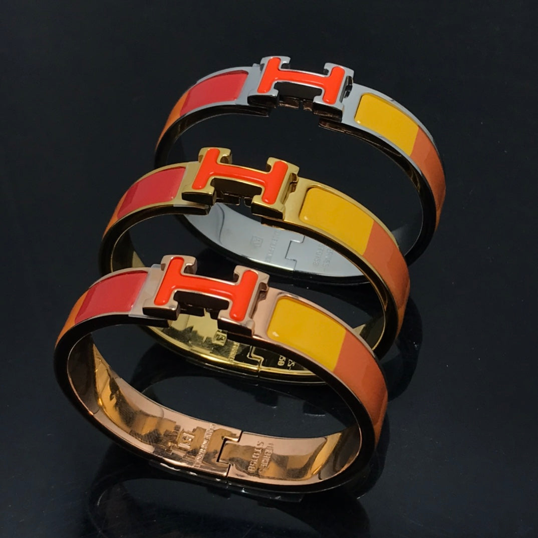 ¡®Lumi¡¯H BRACELET ORANGE RAINBOW CERAMIC