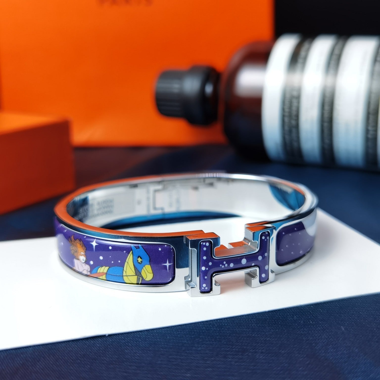 ¡®Lumi¡¯H STAR AND MOON BRACELET 12MM