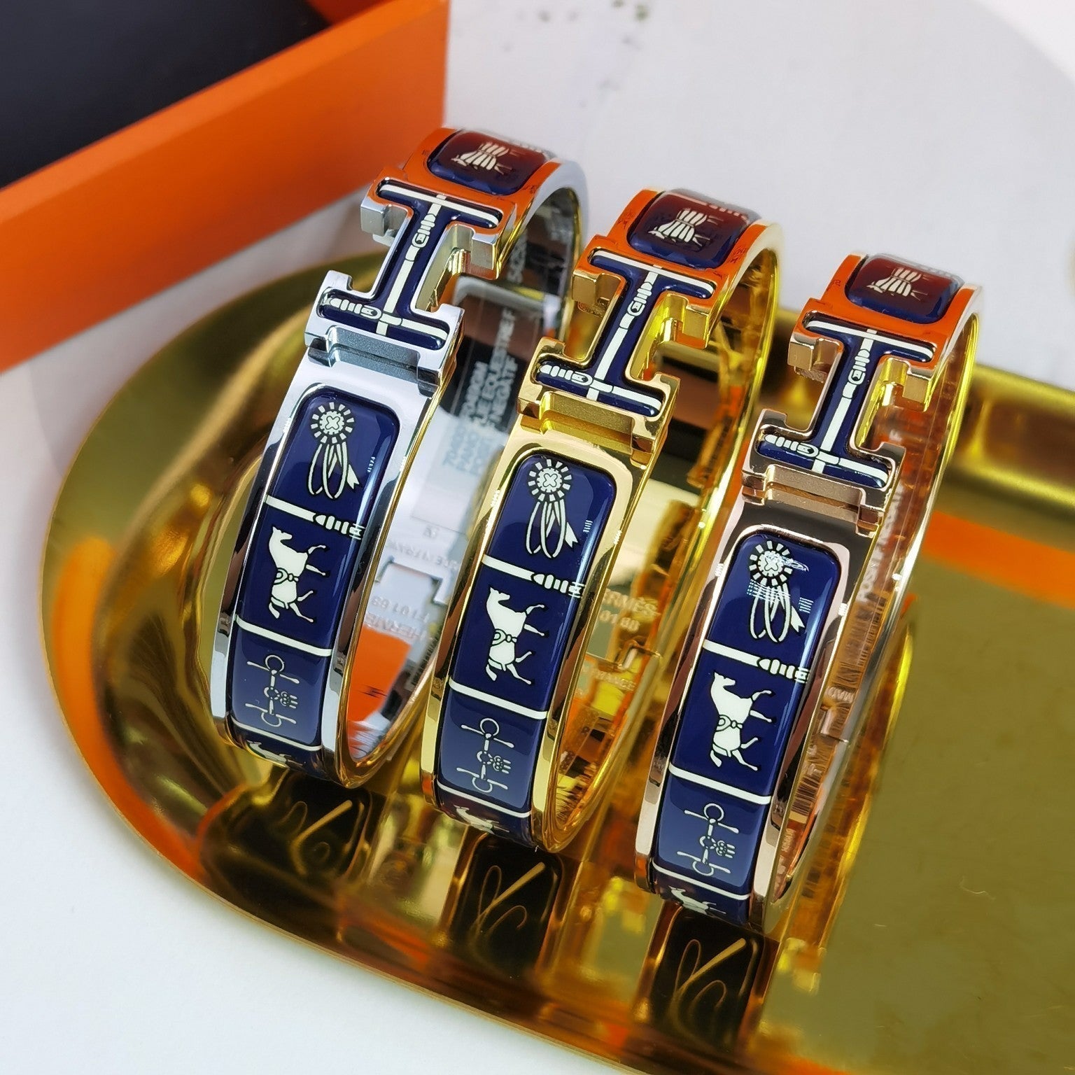 ¡®Lumi¡¯H COUVERTURES DARK BLUE BRACELET