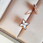 ¡®Lumi¡¯STAR MOP PINK GOLD EARRINGS