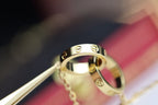 ¡®Lumi¡¯LOVE NECKLACE DOUBLE RING GOLD
