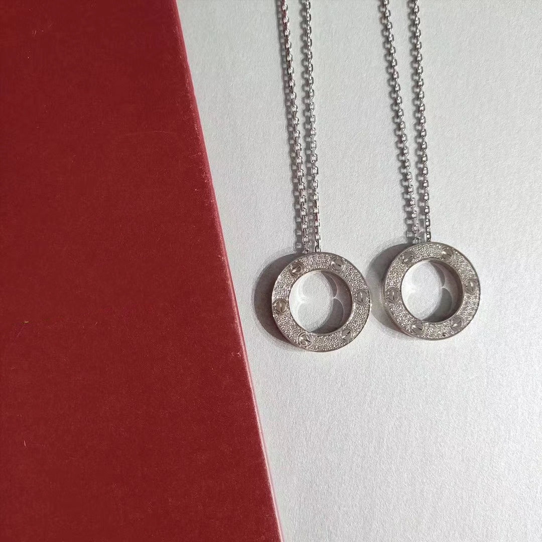 ¡®Lumi¡¯LOVE NECKLACE ADJUSTABLE SILVER