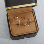 ¡®Lumi¡¯JUSTE EARRINGS 12.75MM PINK GOLD DIAMOND