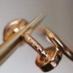 ¡®Lumi¡¯JUSTE EARRINGS PINK GOLD