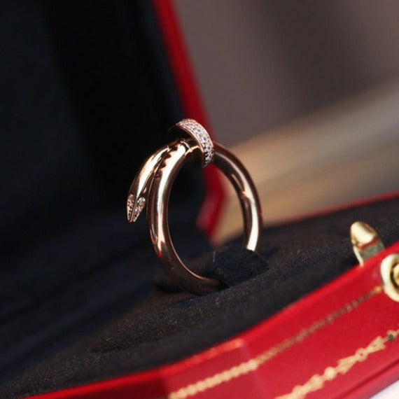 ¡®Lumi¡¯JUSTE RING 2.65MM PINK GOLD DIAMOND