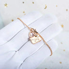 ¡®Lumi¡¯AMULETTE PEDANT ROSE GOLD NECKLACE