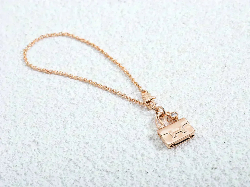 ¡®Lumi¡¯AMULETTE PEDANT ROSE GOLD NECKLACE