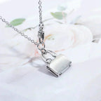 ¡®Lumi¡¯AMULETTE PEDANT SILVER NECKLACE