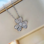 ¡®Lumi¡¯CLOVER DIAMOND NECKLACE SILVER