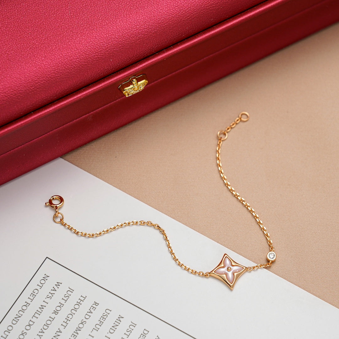 ¡®Lumi¡¯STAR 1 DIAMOND PINK GOLD BRACELET