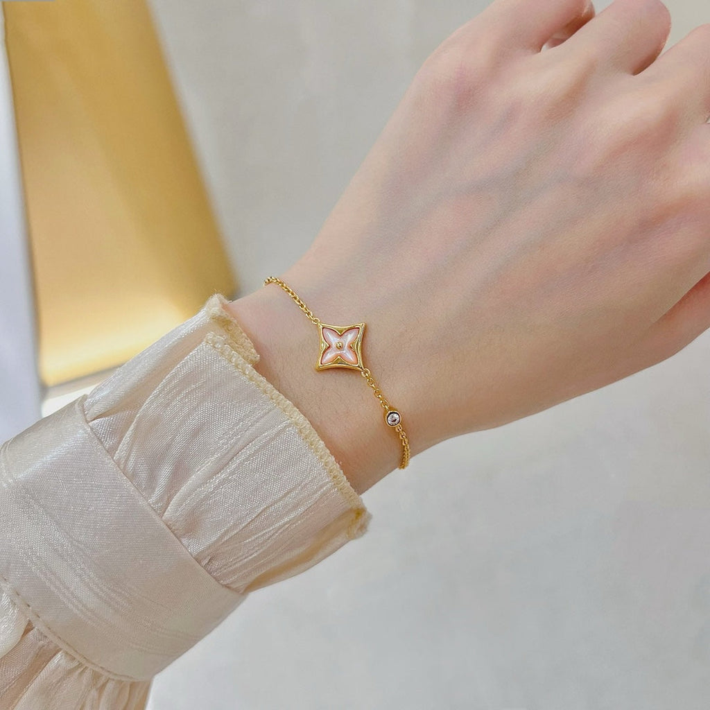 ¡®Lumi¡¯STAR 1 DIAMOND PINK GOLD BRACELET