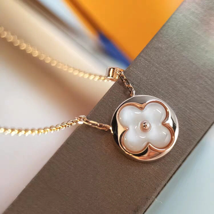 ¡®Lumi¡¯SUN MOP GOLD 1 DIAMOND NECKLACE