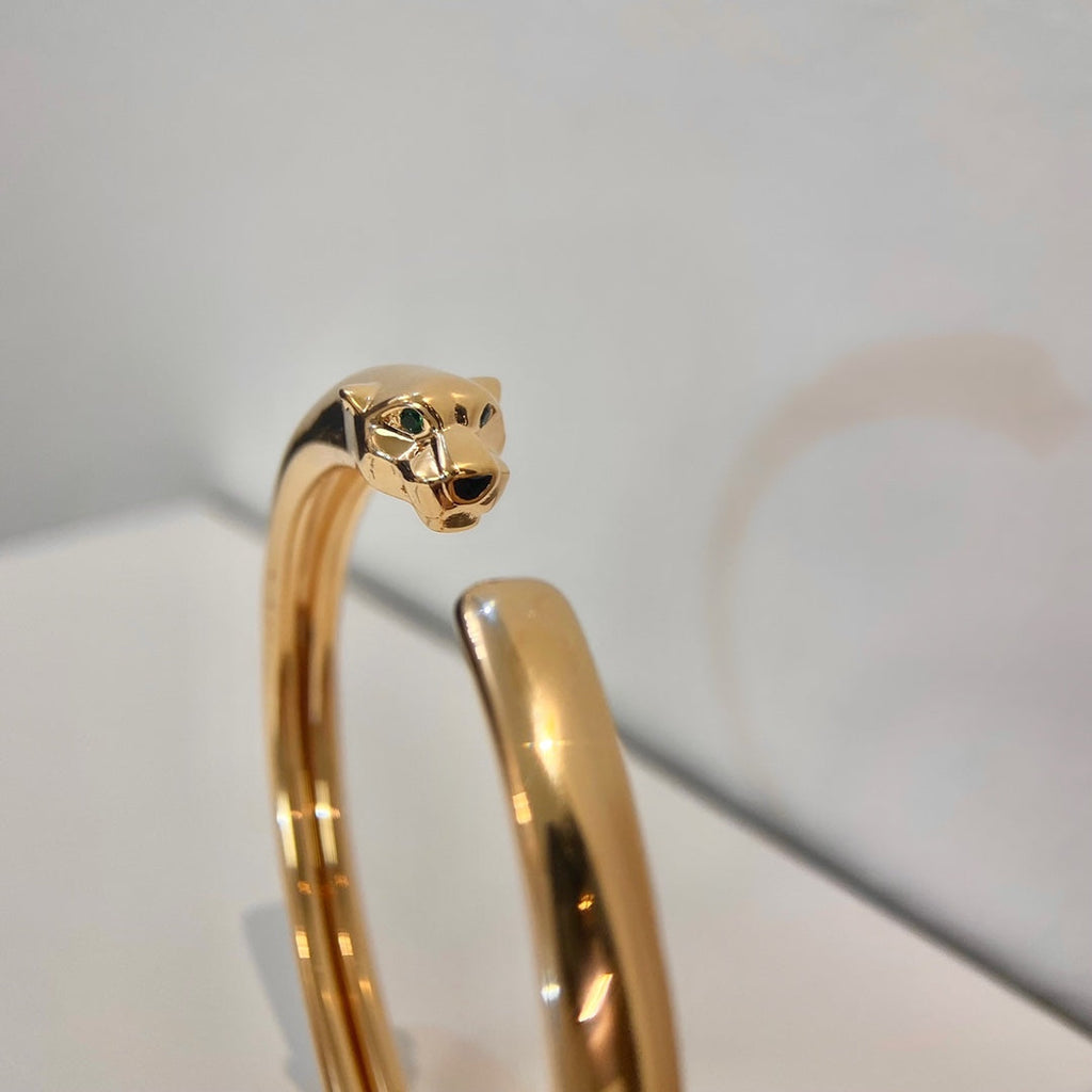 ¡®Lumi¡¯PANTHERE GOLD OPEN BRACELET
