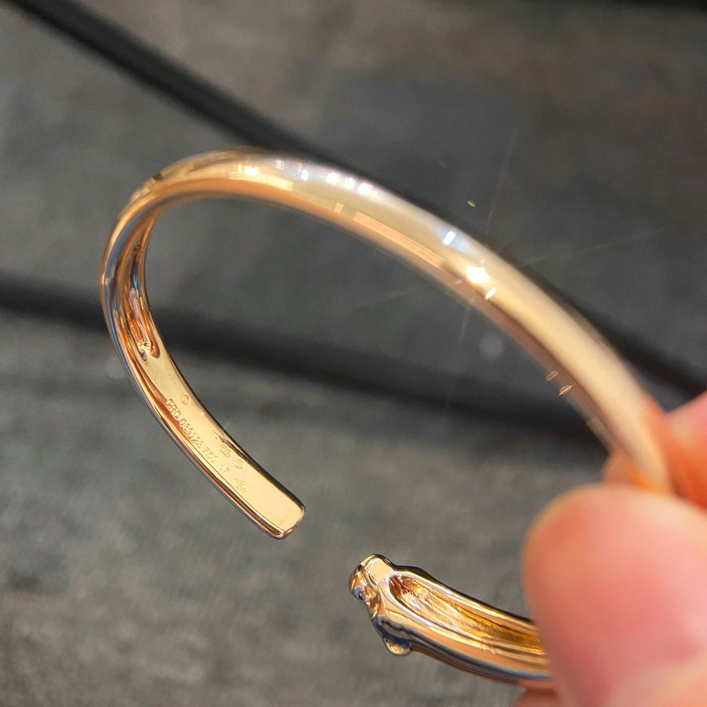 ¡®Lumi¡¯PANTHERE GOLD OPEN BRACELET