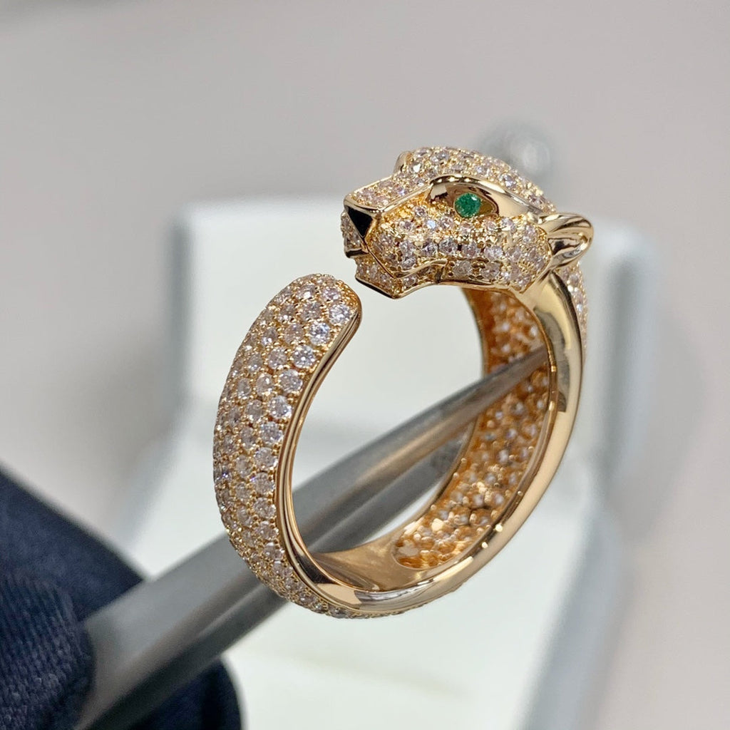 ¡®Lumi¡¯PANTHERE PINK GOLD DIAMOND RING