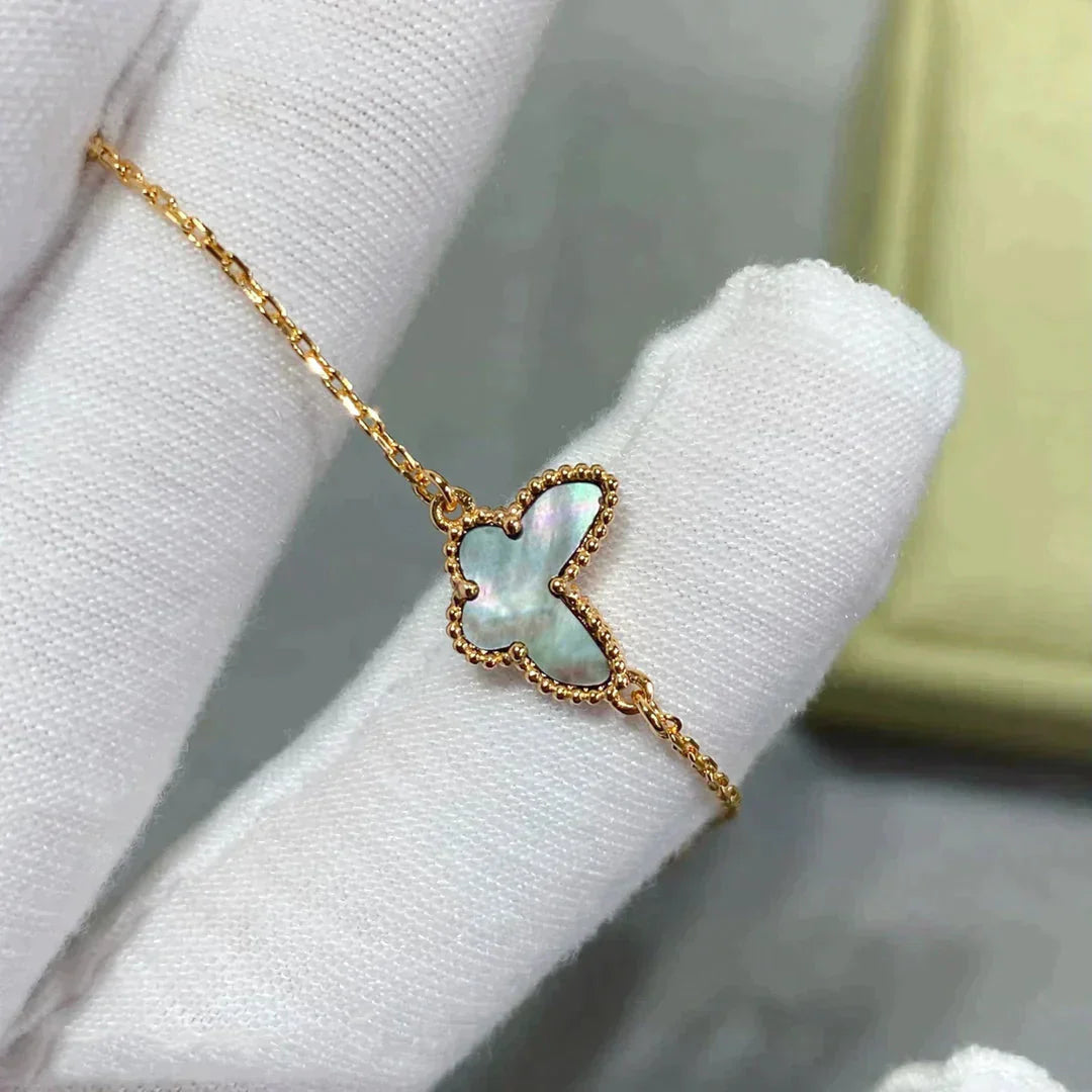 ¡®Lumi¡¯BUTTERFLY DARK MOP BUTTERFLY BRACELET